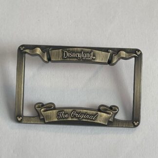 DLR Gear Up For Adventure License Plate Cover The Original Disney Pin LE B3