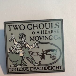 DLR Haunted Mansions O’Pin House Two Ghouls And A Hearse Moving Disney Pin  (D5)