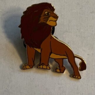 DLR Lion Long Map Pin Set Simba Standing Grown Up Disney Pin (C1)
