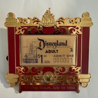 DLR - Magical Milestones - First Day Ticket, July 18, 1955 (Jumbo) Disney Pin A0