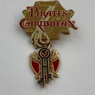 DLR Pirates Of The Caribbean Moonlit Voyage Key Event LE Disney Pin (B4)