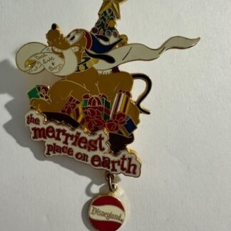 DLR - The Merriest Place on Earth Pluto Disney Pin (B7)
