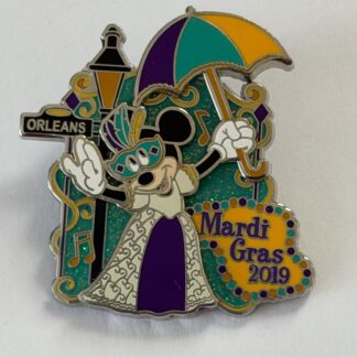 DS - Minnie - Mardi Gras 2019 Umbrella  Disney Pin G8