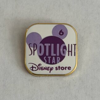 DS - Spotlight Star - Disney Store Purple Disney Pin F2