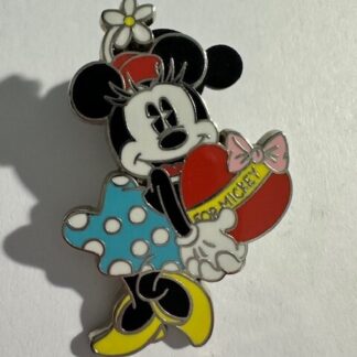 DS - Valentines Day - Minnie Mouse Only Heart For Mickey Disney Pin 143298 (E0)