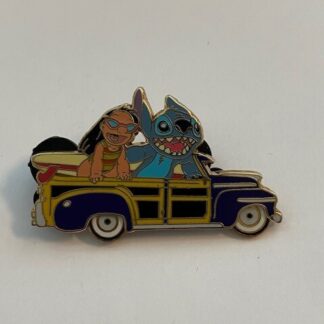 DSF Lilo & Stitch In Car Surfboard LE300 Disney Pin (A5)