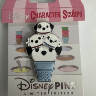 Dalmatian Dogs Character Scoops Ice Cream Cone  101 Dalmatians LE Disney Pin B