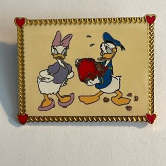 Disney Auction P.I.N.S Valentine’s Day 2004 Donald Daisy LE Disney Pin A6