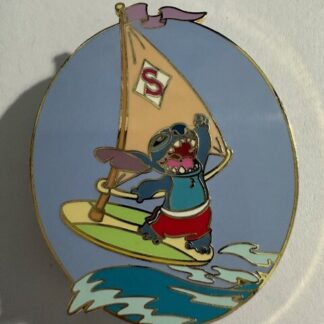 Disney Auction Stitch On Sailboard LE Lilo And Stitch Disney Pin (B3)