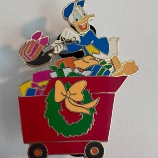 Disney Auctions Christmas Train Donald Le 100 Pin (D6)