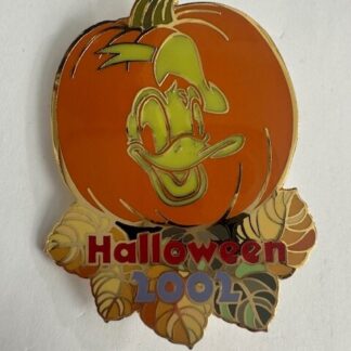Disney Auctions P.I.N.S Pin - Halloween 2002 Donald Duck Pumpkin (B2)