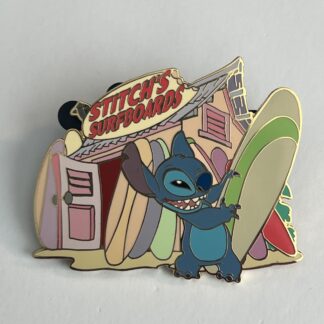 Disney Auctions P.I.N.S. Stitch Surfboard Shop LE 1000 Pin (A3)