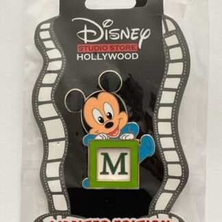 Disney Baby Block Mickey Mouse Pin Letter M LE 400 DSSH DSF (B)