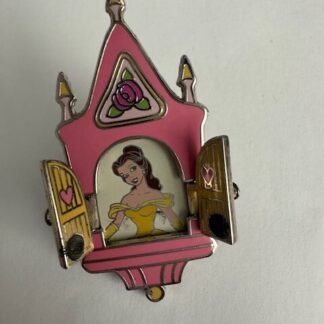 Disney Belle Hinged Castle Pin Beauty and the Beast 2002 (D0)
