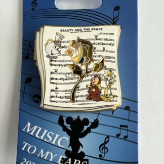 Disney Cast Exclusive Music to my Ears Beauty and the Beast LE 800 Belle Pin B
