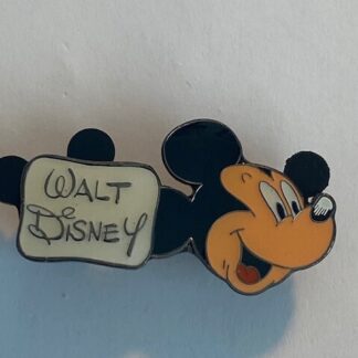 Disney Catalog Walt Signature And Mickey Head Disney Pin (B3) LE