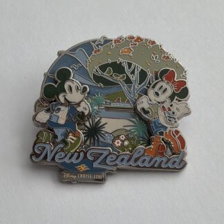 Disney Cruise Line DCL Mickey And Minnie In New Zealand Pin (H5)