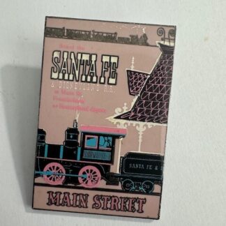 Disney DLR - Attraction Poster Santa Fe Railroad Pin (E2)