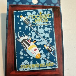 Disney DLR Framed Attraction Poster Pin – Rocket Jets LE 1500 Tomorrowland