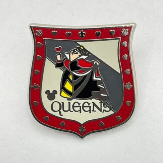 Disney DLR Queen of Hearts Hidden Mickey Bathroom Signs Restroom Sign Pin G9