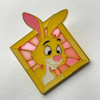 Disney Loungefly Winnie The Pooh Friends Stained Glass Diamond Pin Rabbit G4