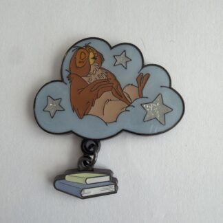 Disney Loungefly Winnie the Pooh Cloud Sleeping Owl Dangle Books Pin H2