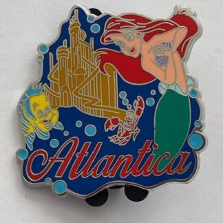 Disney Love is an Adventure Ariel Flounder Sebastian Atlantica Pin LE 1100 (B8)