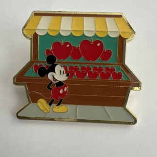 Disney Mickey Mouse Market Apple Booth Enamel Pin Loungefly F4