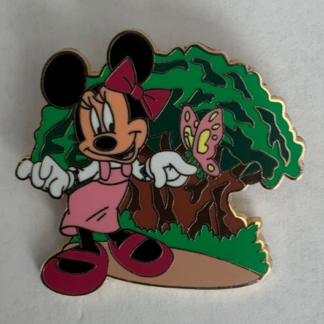 Disney Minnie Mouse with Butterfly and Animal Kingdom Tree of Life Pin H2