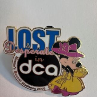 Disney Minnie's Moonlit Madness Lost & Desperate in DCA LE 1000 Cast Pin (D2)