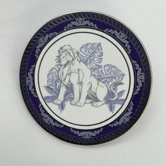 Disney Monogram Boxlunch Lion King Porcelain Plate Tonal Pin Simba and Nala H2