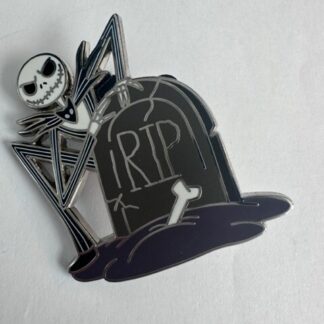 Disney Nightmare Before Christmas RIP Tombstone Jack Skellington Pin (B8)
