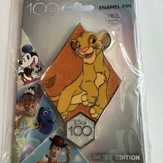 Disney PALM 100 Years Diamond Lion King Simba LE 300 Pin Pink A La Mode B