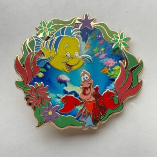 Disney PALM Little Mermaid Sebastian Flounder Sidekick Royal Realm Pin G9