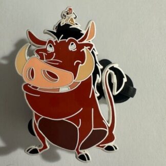 Disney Parks 100th Anniversary Timon & Pumba D100 Platinum Pin - (E7)