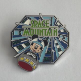 Disney Parks Space Mountain Mickey Mouse Roller Coaster Attraction Pin F0
