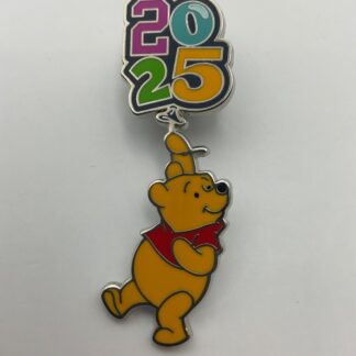 Disney Parks Trading Pin Winnie the Pooh Dated 2025 Booster E5