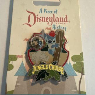 Disney Piece of Disneyland History Jungle Cruise Pin Stitch LE DLR