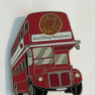 Disney Pin 29591 WDW - Earl of Sandwich Double Decker Red Bus LE 750 (A9)
