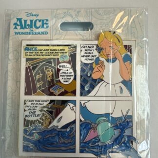 Disney Pin Alice In Wonderland Comic Strip The Bottle MOG D23 Expo 2026 LE 400