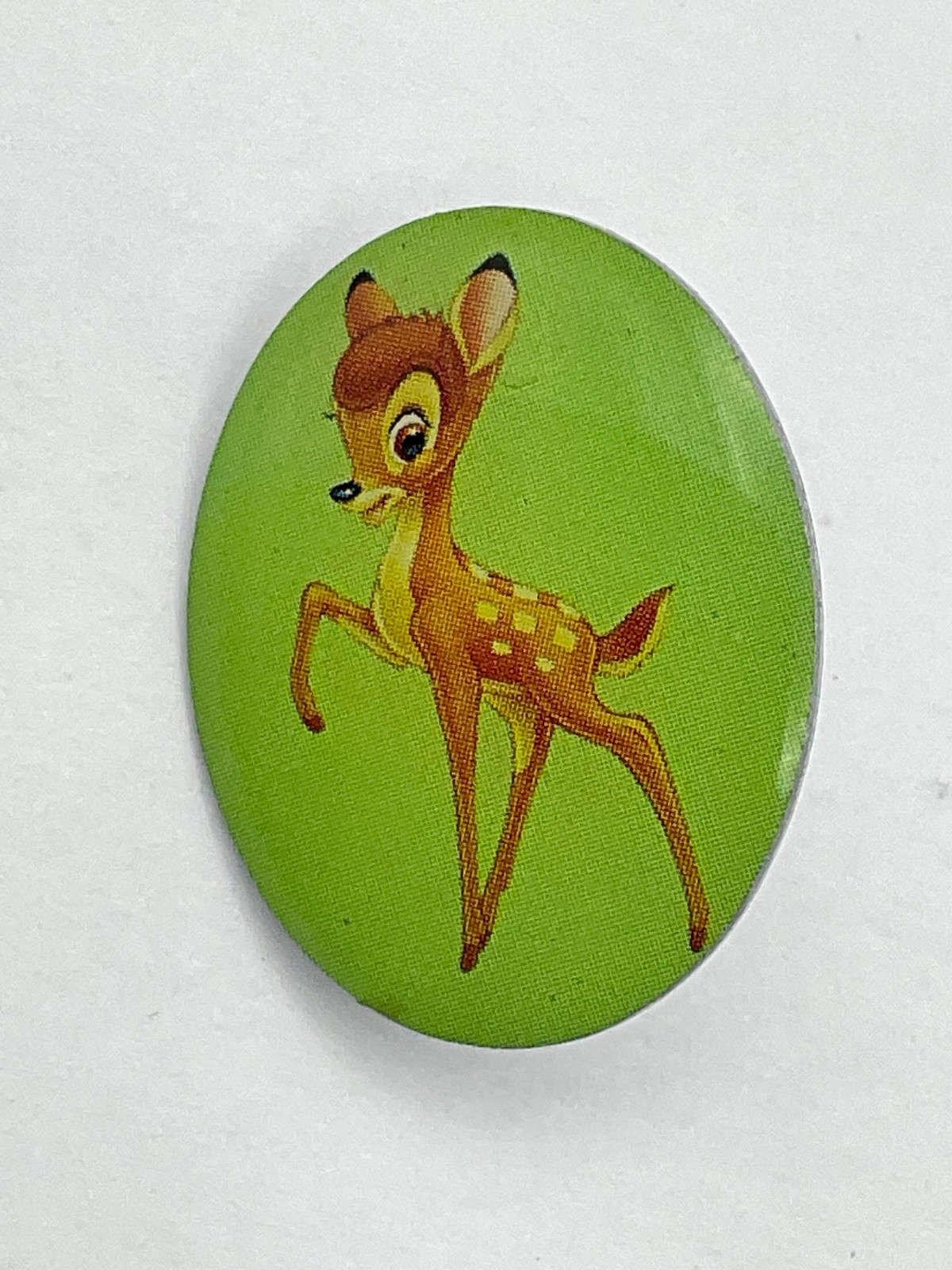 Disney Pin Bambi Green Oval D8