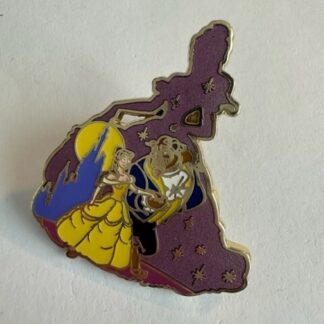 Disney Pin BoxLunch Beauty Beast Dancing Silhouette (C5)