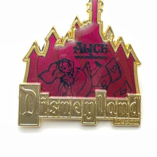 Disney Pin DLR Cast Member Exclusive Gothic D Alice in Wonderland Pin LE500 D5
