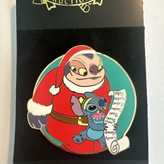 Disney Pin - Disney Auctions - Stitch with Jumbaa as Santa LE 500