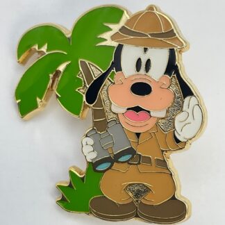 Disney Pin Goofy Palm Tree Game Prize Winter 2015 Tokyo Diney Sea TDS TDR A7