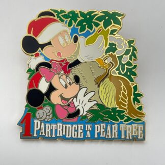 Disney Pin JDS Mickey Minnie 1 Partridge Pear Tree Twelve Days Christmas D9