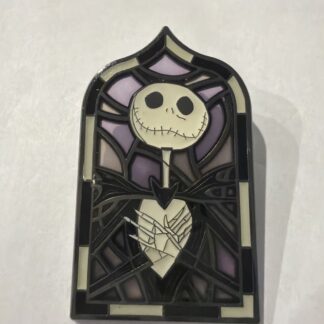 Disney Pin Loungefly Nightmare Christmas Stained Glass Jack Skellington D5