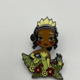 Disney Pin Loungefly Tiana Chibi Floral Princess  Mystery E4