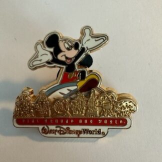 Disney Pin Passport To Our World Completer pins around our world Mickey (C8)