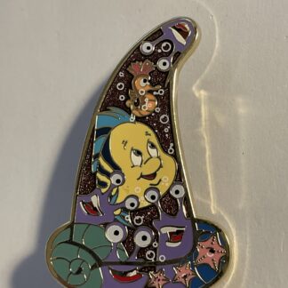 Disney Pin WDI Sorcerer Hat Mystery Flounder LE 200 (B8)